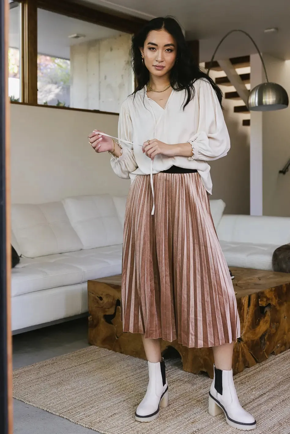 Sabrina Blouse in Champagne sold by bohme product image thumbnail 2