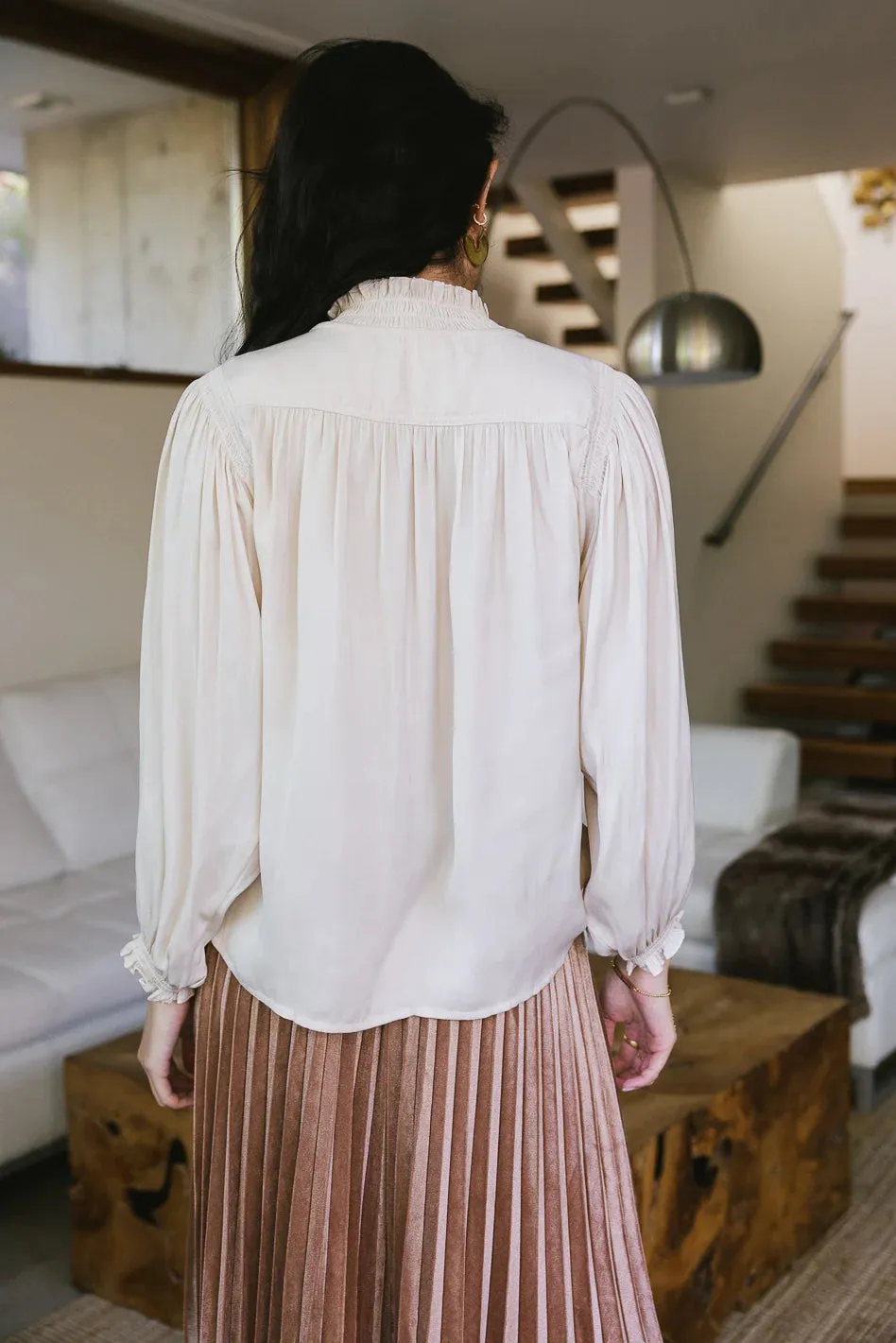 Sabrina Blouse in Champagne sold by bohme product image thumbnail 5