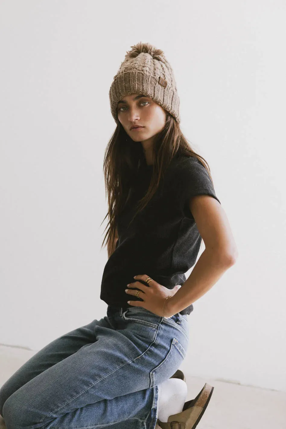 Calais Ribbed Top in Black - FINAL SALE sold by bohme product image thumbnail 5