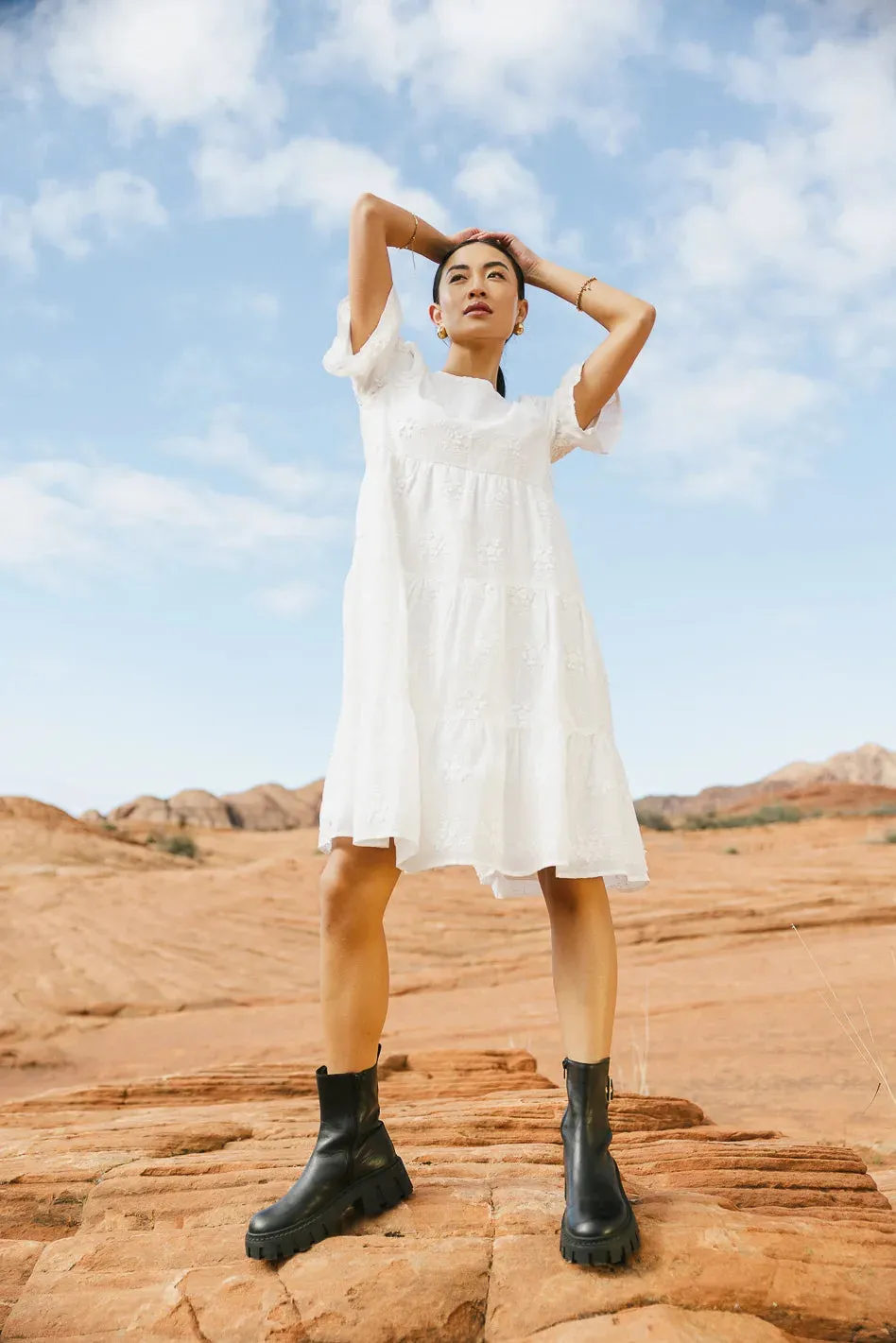 Allison Embroidered Dress - FINAL SALE sold by bohme product image thumbnail 4