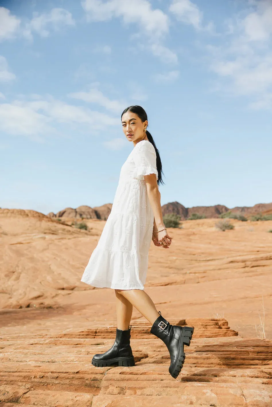 Allison Embroidered Dress - FINAL SALE sold by bohme product image thumbnail 5