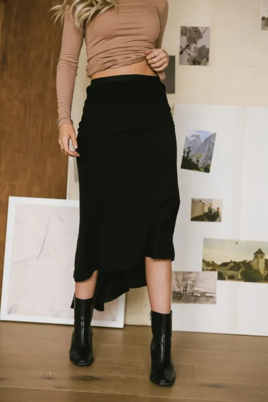 Nora Asymmetrical Skirt sold by bohme