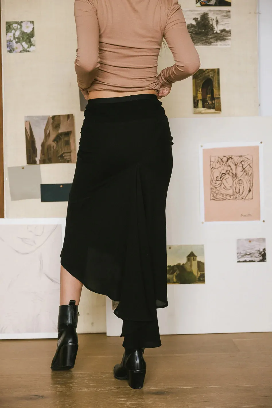 Nora Asymmetrical Skirt sold by bohme product image thumbnail 3
