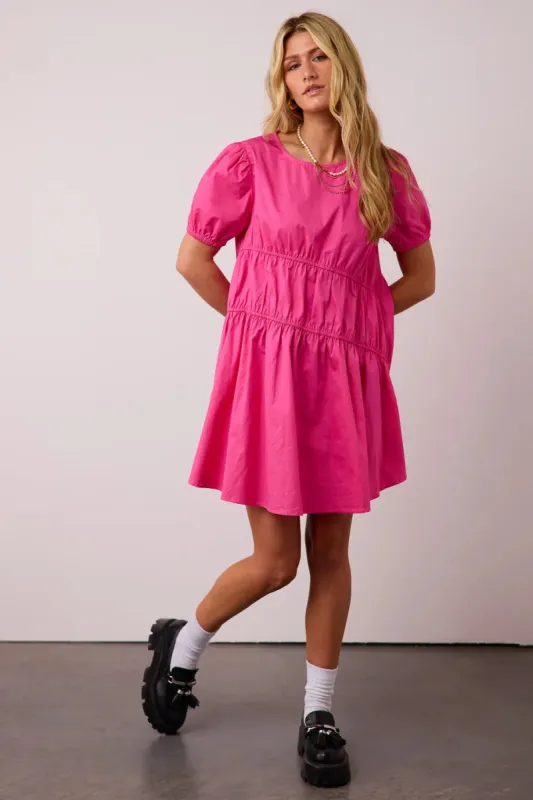 Royce Mini Dress in Pink - FINAL SALE sold by bohme