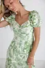 Leaf Printed Midi Dress - FINAL SALE sold by bohme