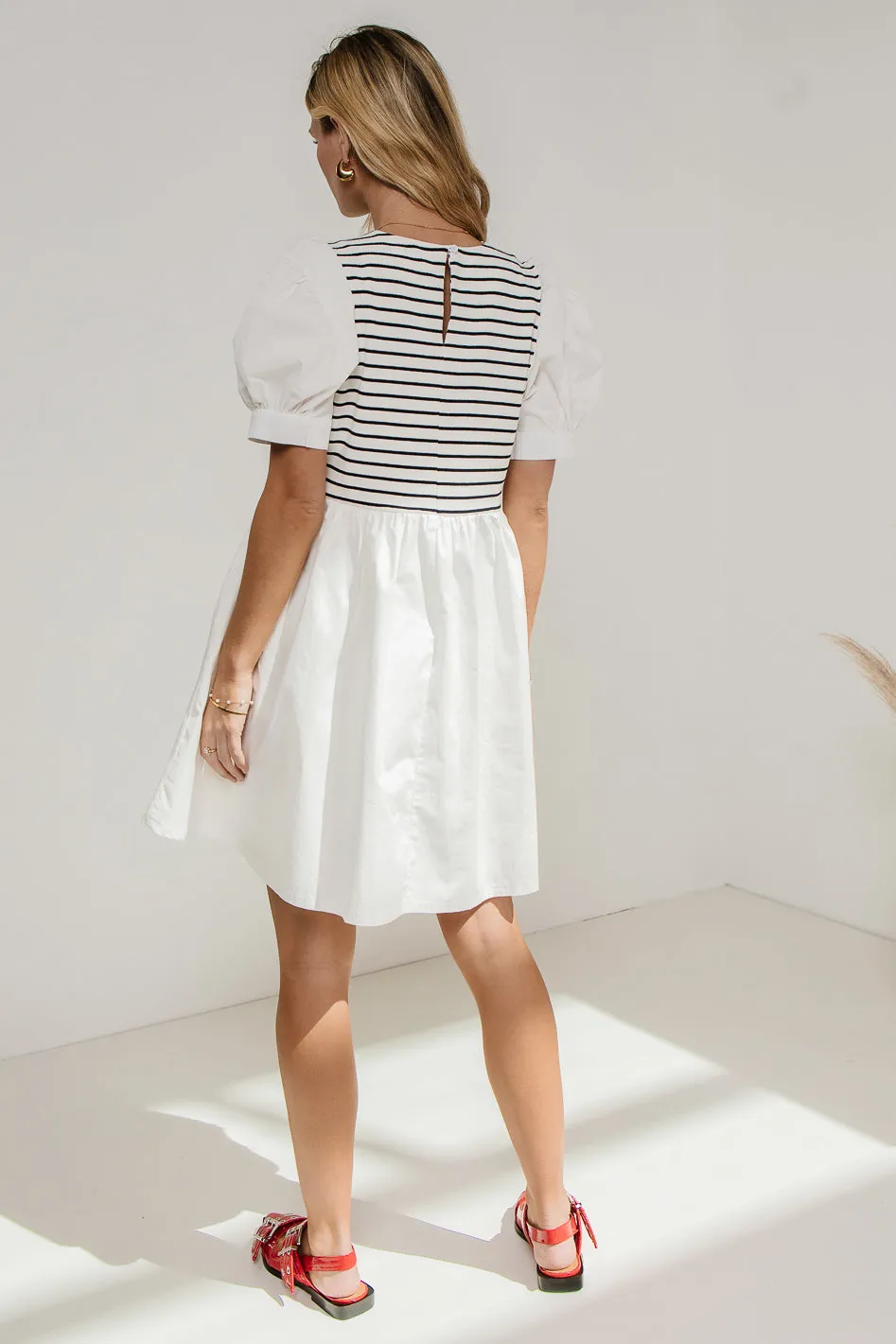 Virginia Puff Sleeve Mini Dress - FINAL SALE sold by bohme product image thumbnail 5