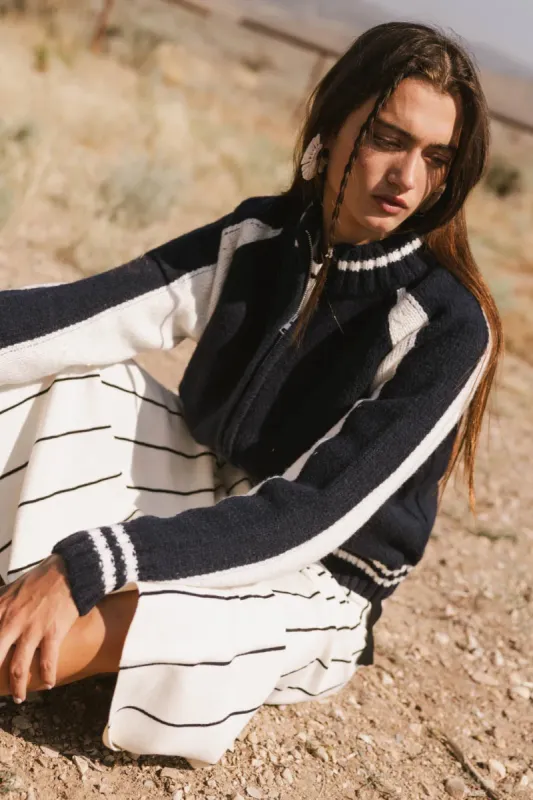 Sebastian Knit Jacket in Navy - FINAL SALE sold by bohme