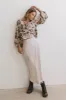 Preston Satin Skirt in Champagne - FINAL SALE sold by bohme