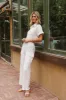 Benji Cotton Gauze Pants in Ecru - FINAL SALE sold by bohme