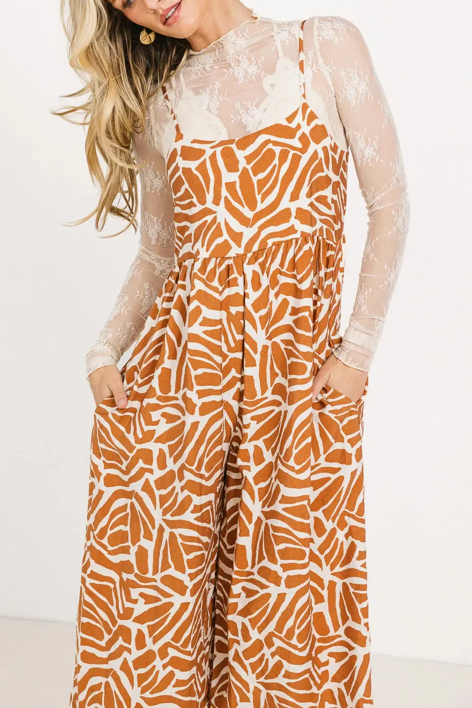 Dannika Printed Jumpsuit - FINAL SALE sold by bohme product image thumbnail 4