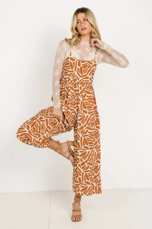 Dannika Printed Jumpsuit - FINAL SALE sold by bohme