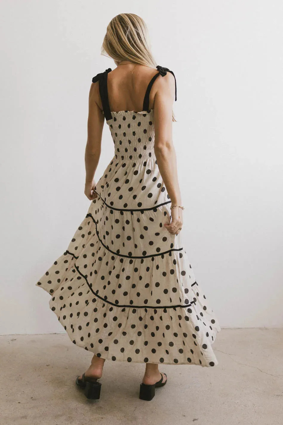Matilda Polka Dot Midi Dress - FINAL SALE sold by bohme product image thumbnail 4