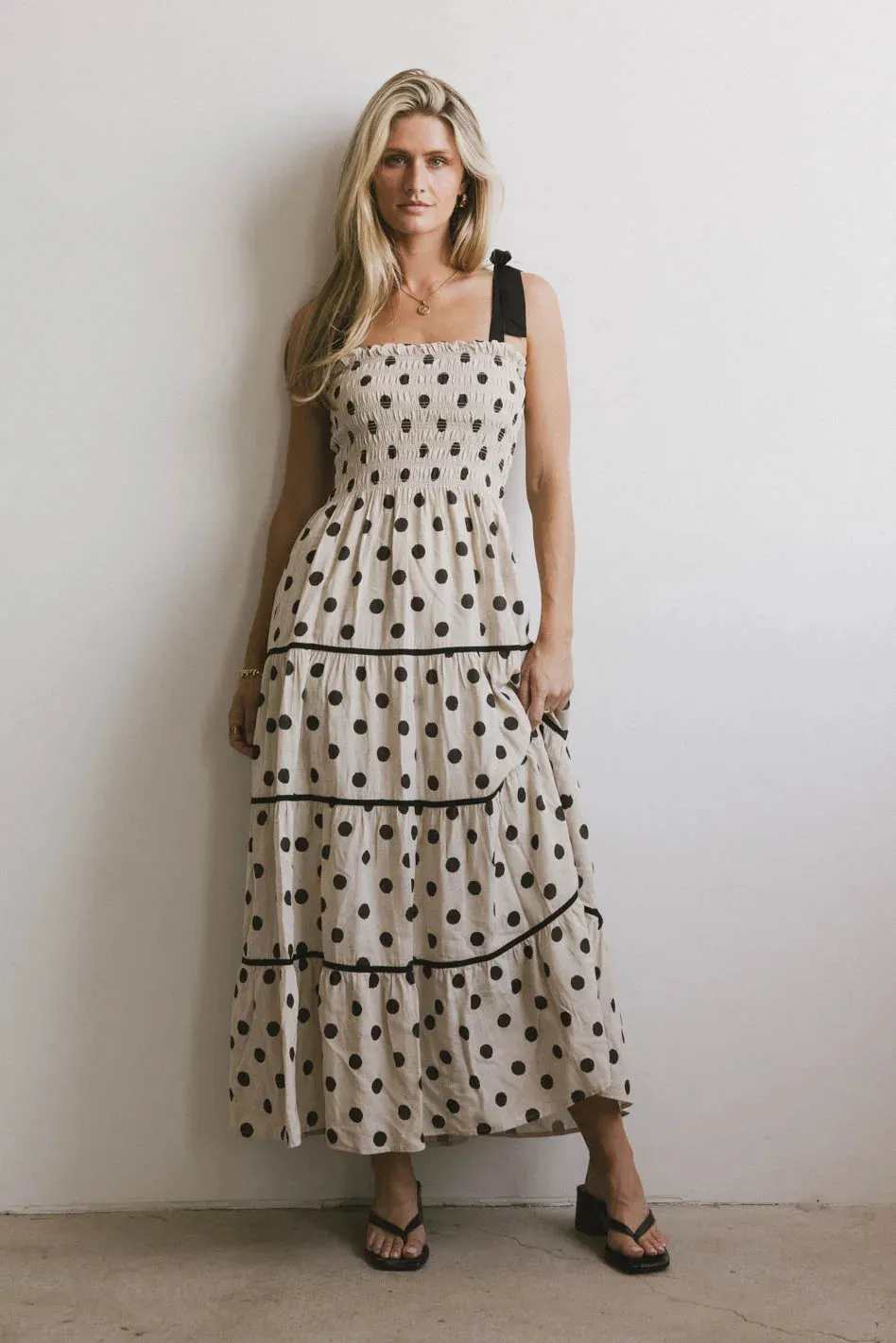 Matilda Polka Dot Midi Dress - FINAL SALE sold by bohme product image thumbnail 3