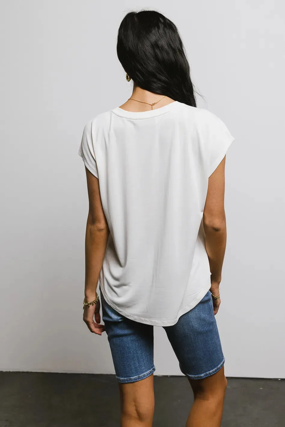 Madison Top in Cream - FINAL SALE sold by bohme product image thumbnail 3