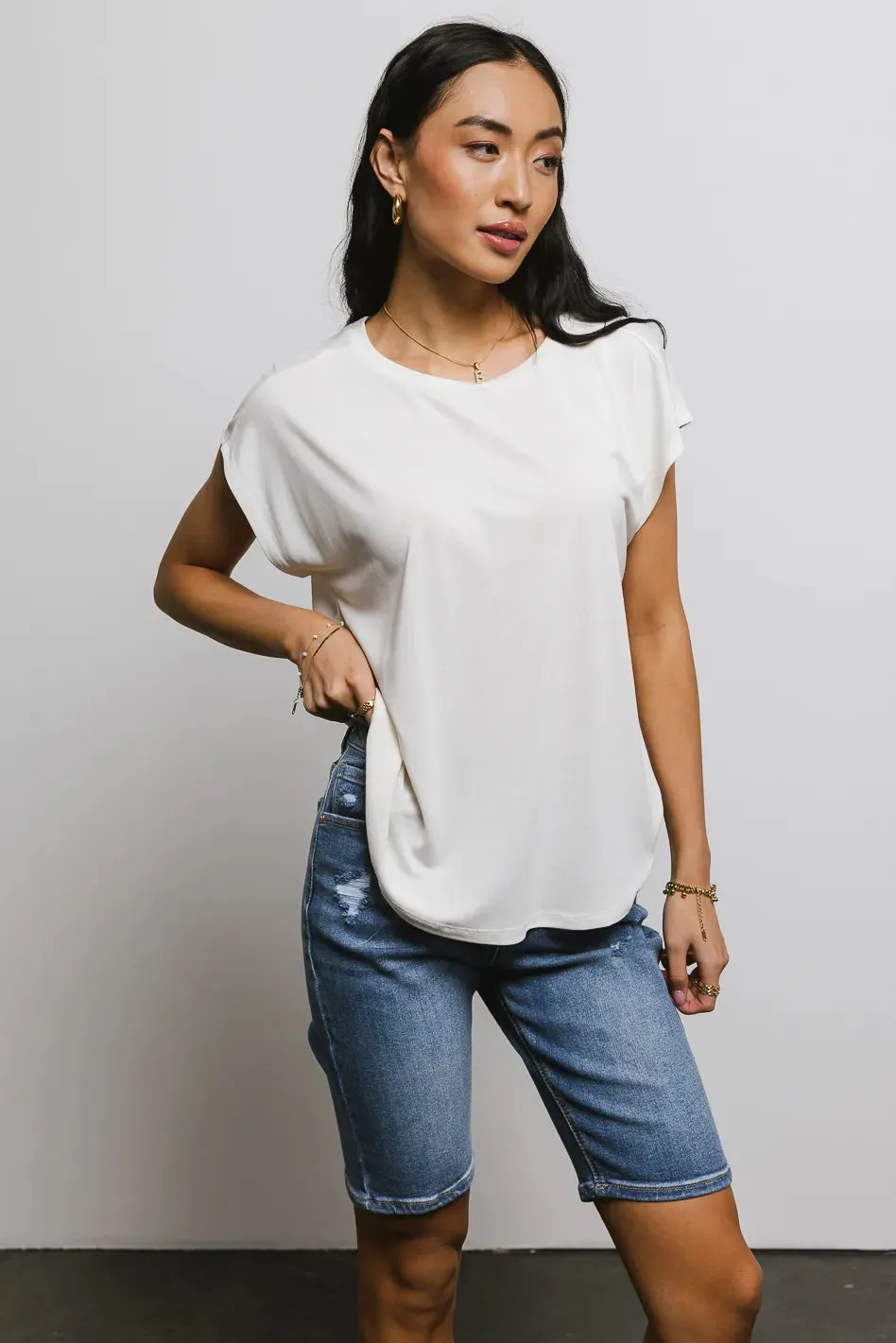 Madison Top in Cream - FINAL SALE sold by bohme product image thumbnail 2