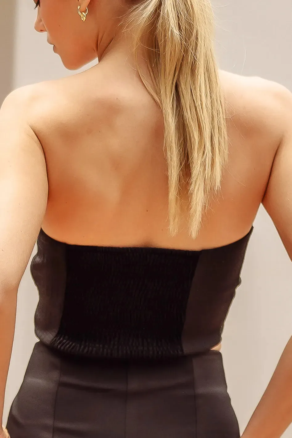 Gianna Crop Top in Black - FINAL SALE sold by bohme product image thumbnail 4