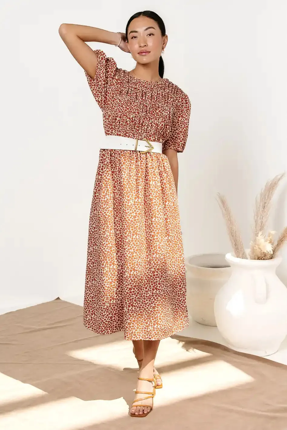 Shyla Floral Midi Dress - FINAL SALE sold by bohme