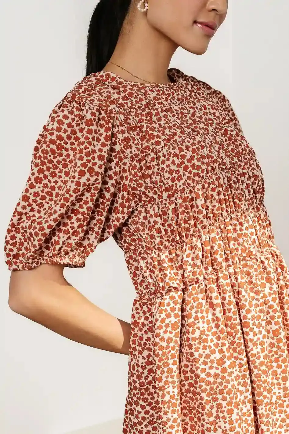 Shyla Floral Midi Dress - FINAL SALE sold by bohme product image thumbnail 5