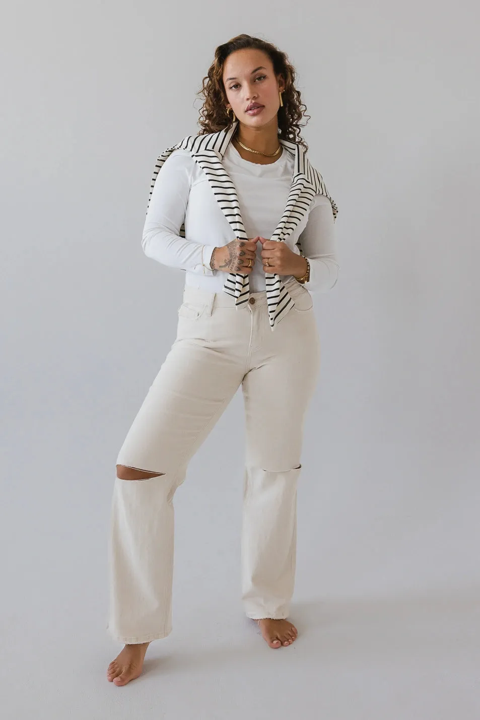 Faith Straight Leg Jeans - FINAL SALE sold by bohme product image thumbnail 4