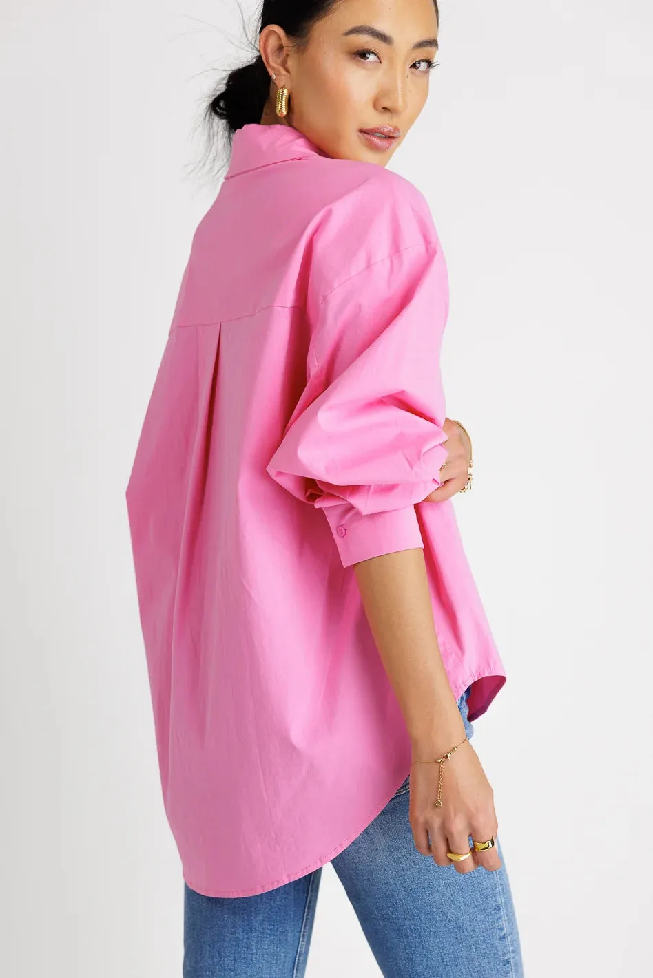 Gracie Button Up in Pink - FINAL SALE sold by bohme product image thumbnail 2