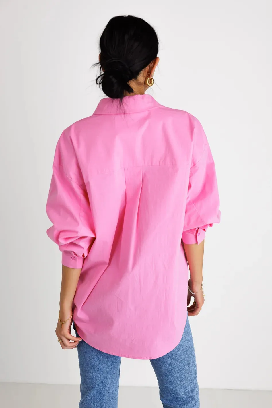 Gracie Button Up in Pink - FINAL SALE sold by bohme product image thumbnail 4
