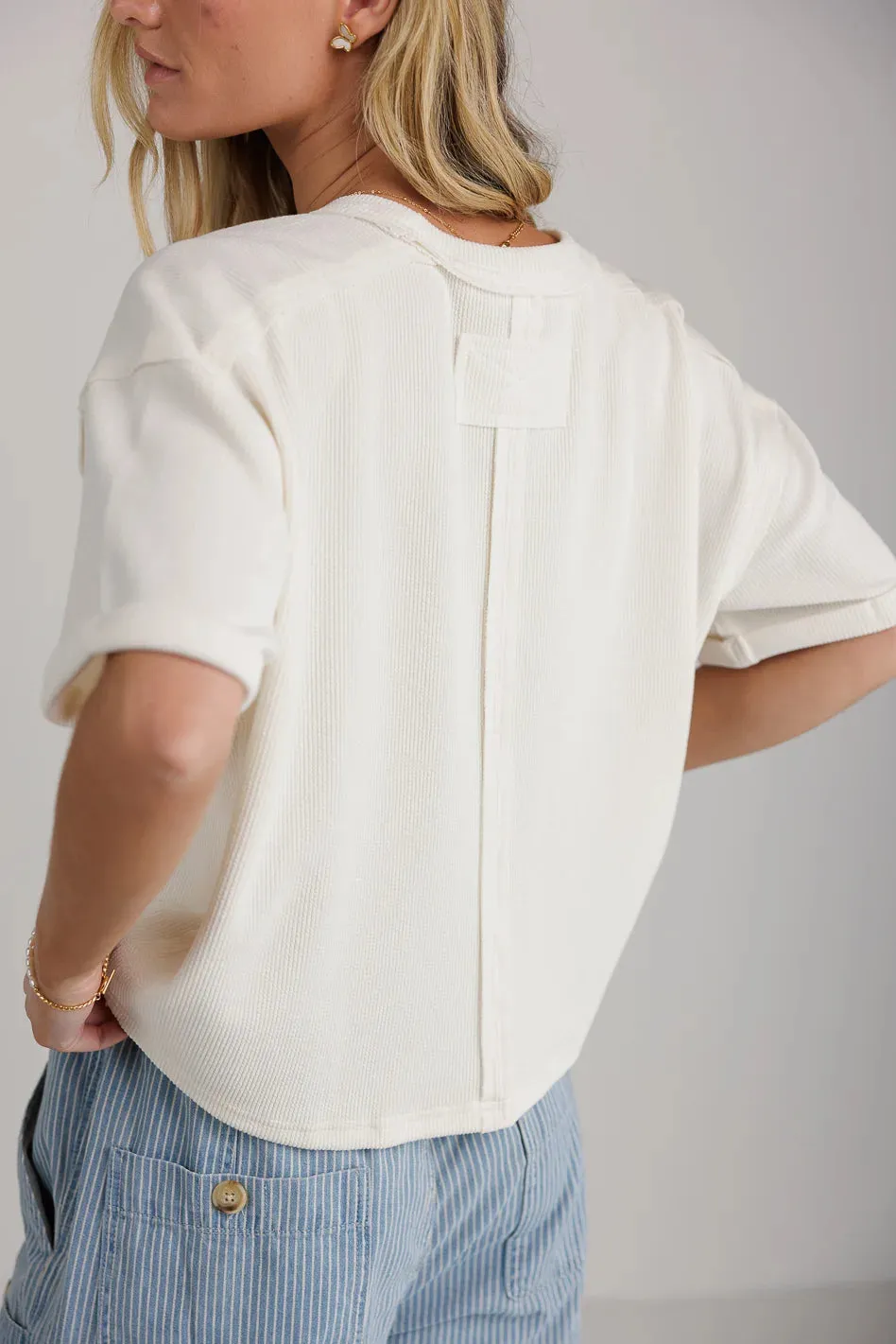 Jaxson Ribbed Knit Top - FINAL SALE sold by bohme product image thumbnail 2