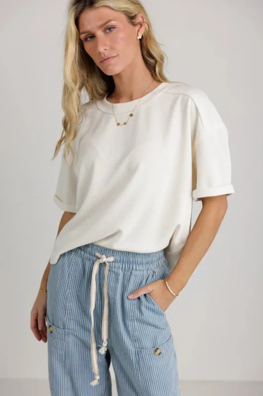 Jaxson Ribbed Knit Top - FINAL SALE sold by bohme