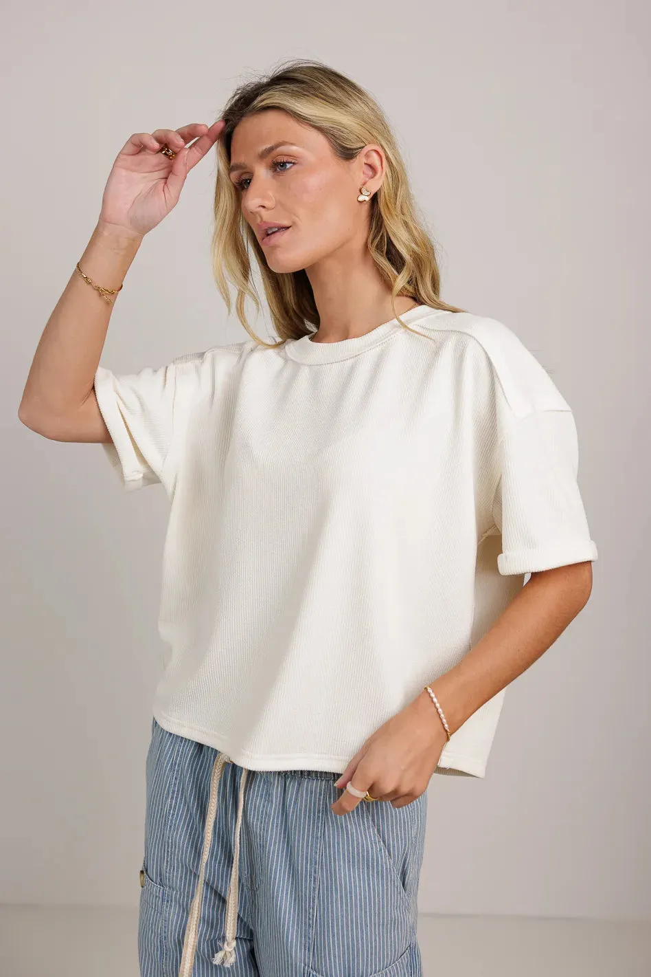 Jaxson Ribbed Knit Top - FINAL SALE sold by bohme product image thumbnail 5