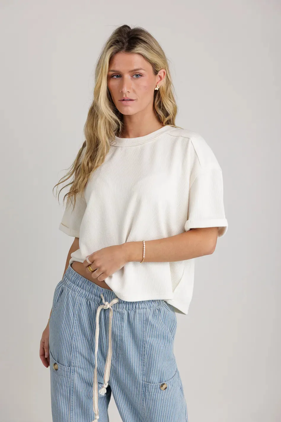 Jaxson Ribbed Knit Top - FINAL SALE sold by bohme product image thumbnail 4