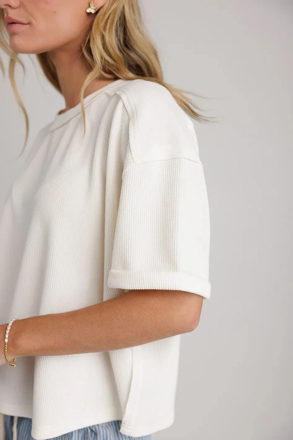 Jaxson Ribbed Knit Top - FINAL SALE sold by bohme product image thumbnail 3