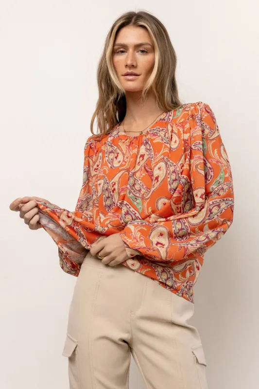 Mira Printed Blouse - FINAL SALE sold by bohme