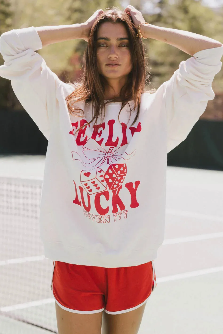 Feeling Lucky Crewneck - FINAL SALE sold by bohme product image thumbnail 5