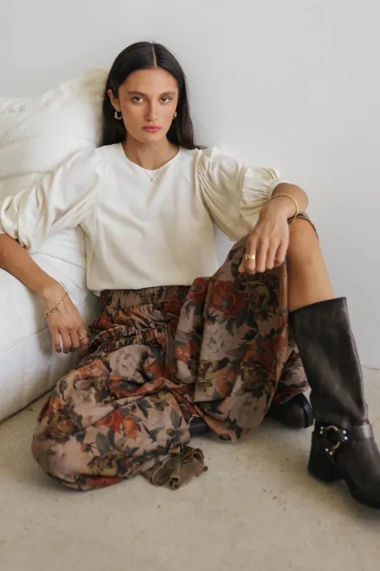 Nadine Blouse in Bone - FINAL SALE sold by bohme