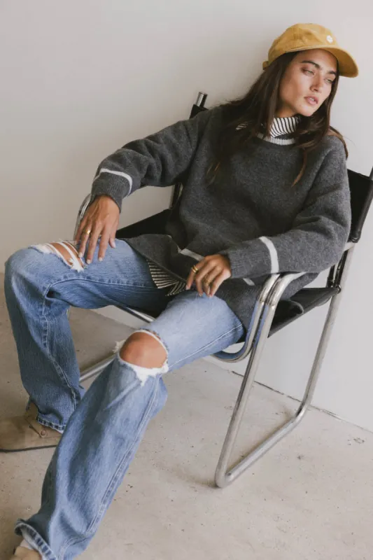 Ashley Knit Sweater in Charcoal - FINAL SALE sold by bohme