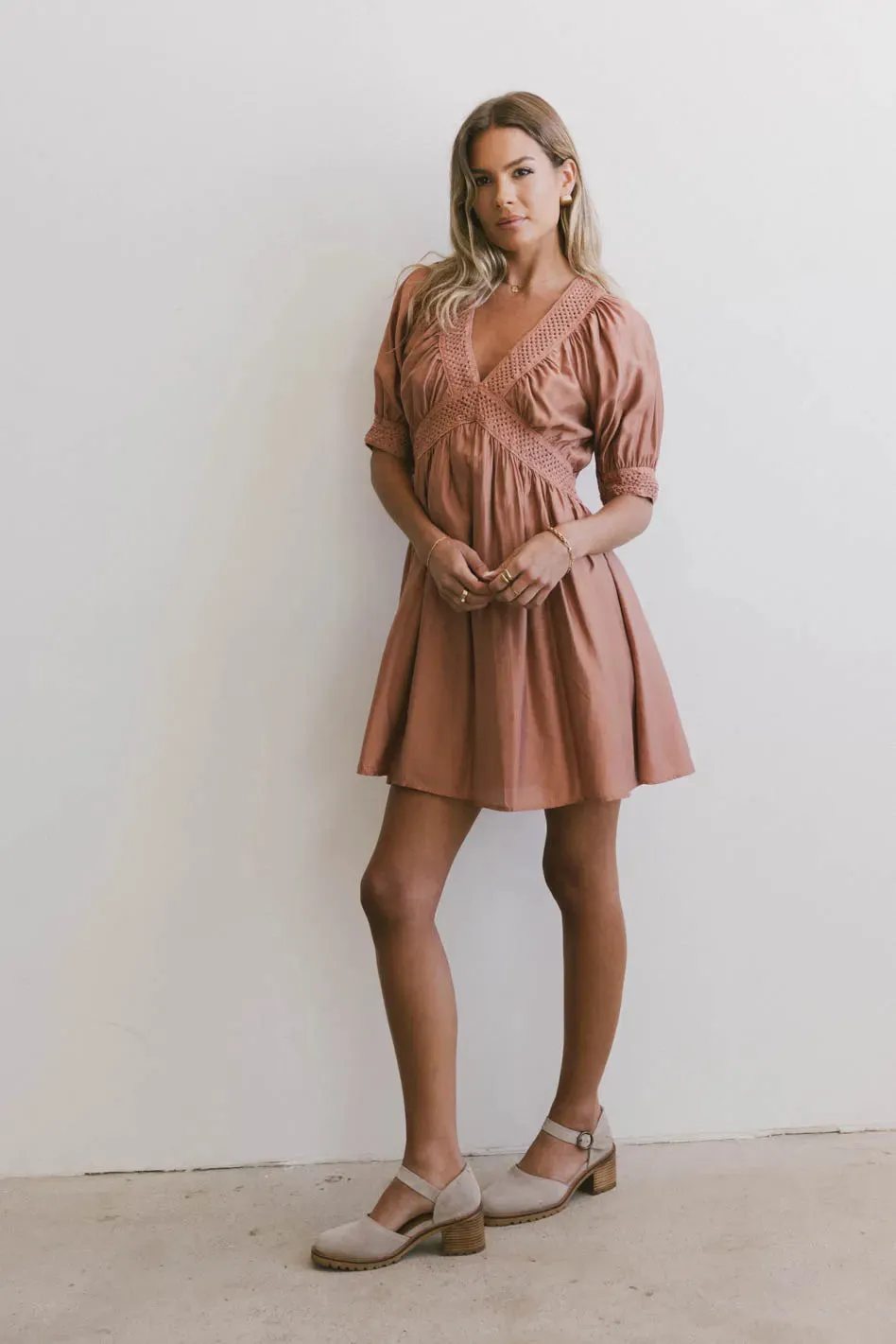 Lorna Mini Dress in Rust - FINAL SALE sold by bohme product image thumbnail 5