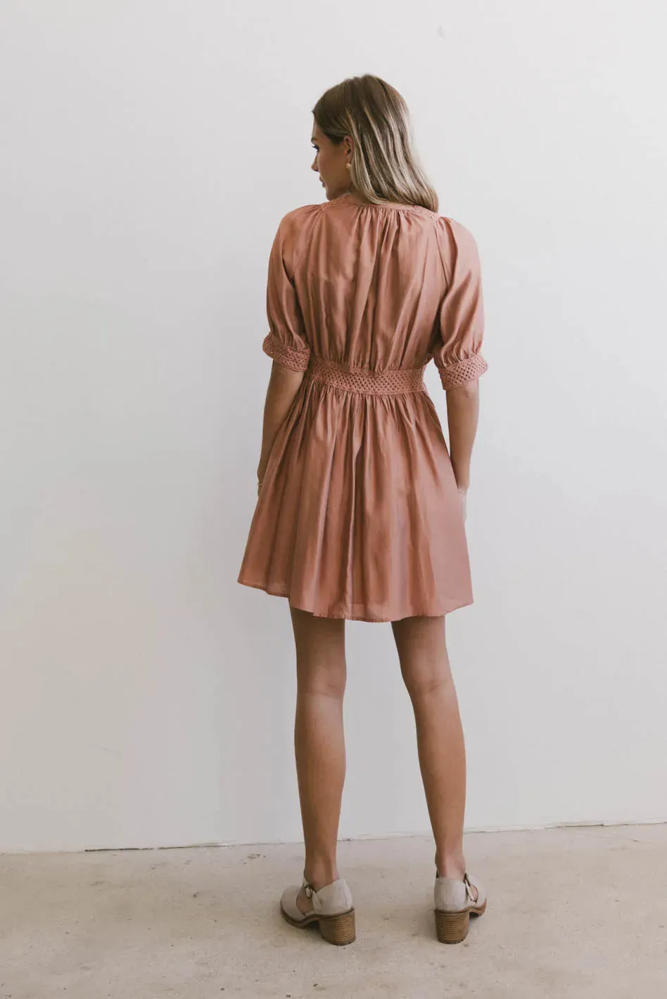 Lorna Mini Dress in Rust - FINAL SALE sold by bohme product image thumbnail 3