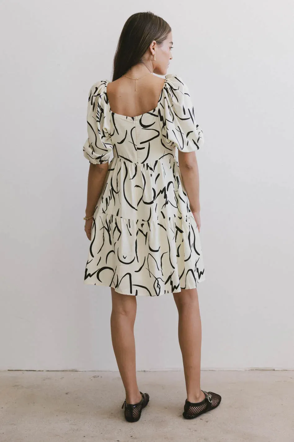 Caplan Abstract Mini Dress - FINAL SALE sold by bohme product image thumbnail 3