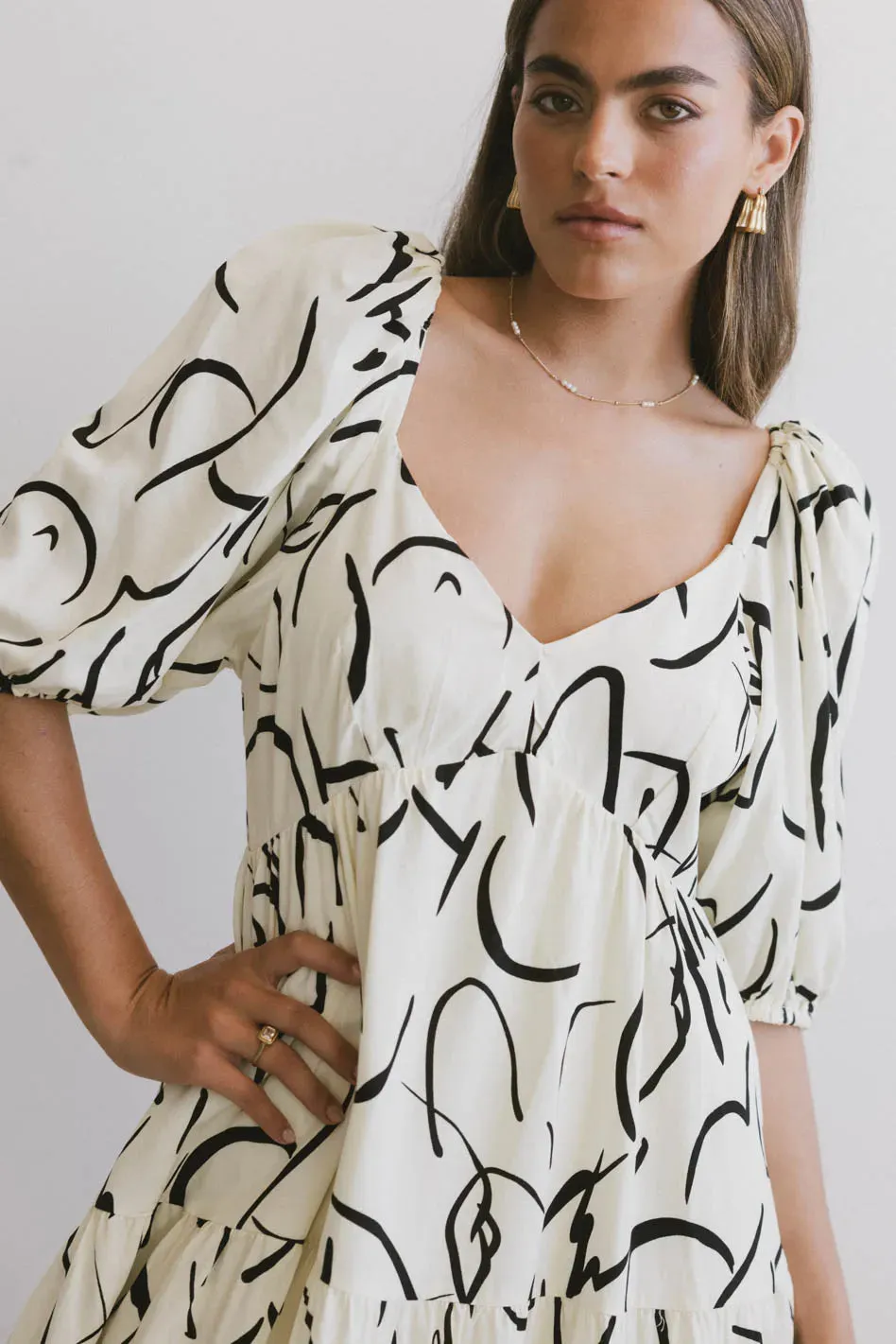 Caplan Abstract Mini Dress - FINAL SALE sold by bohme product image thumbnail 2