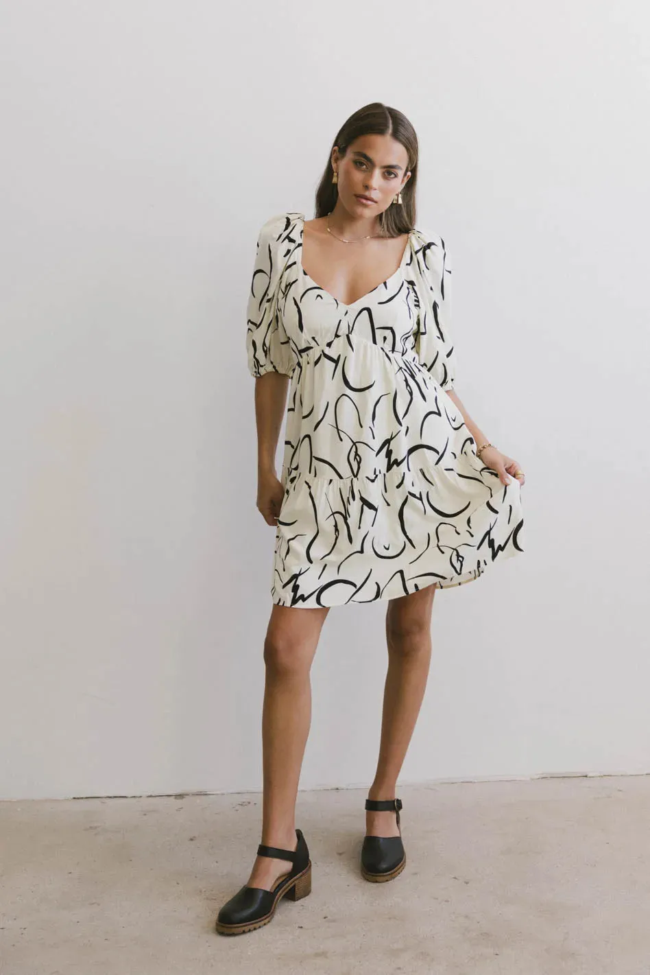 Caplan Abstract Mini Dress - FINAL SALE sold by bohme product image thumbnail 5