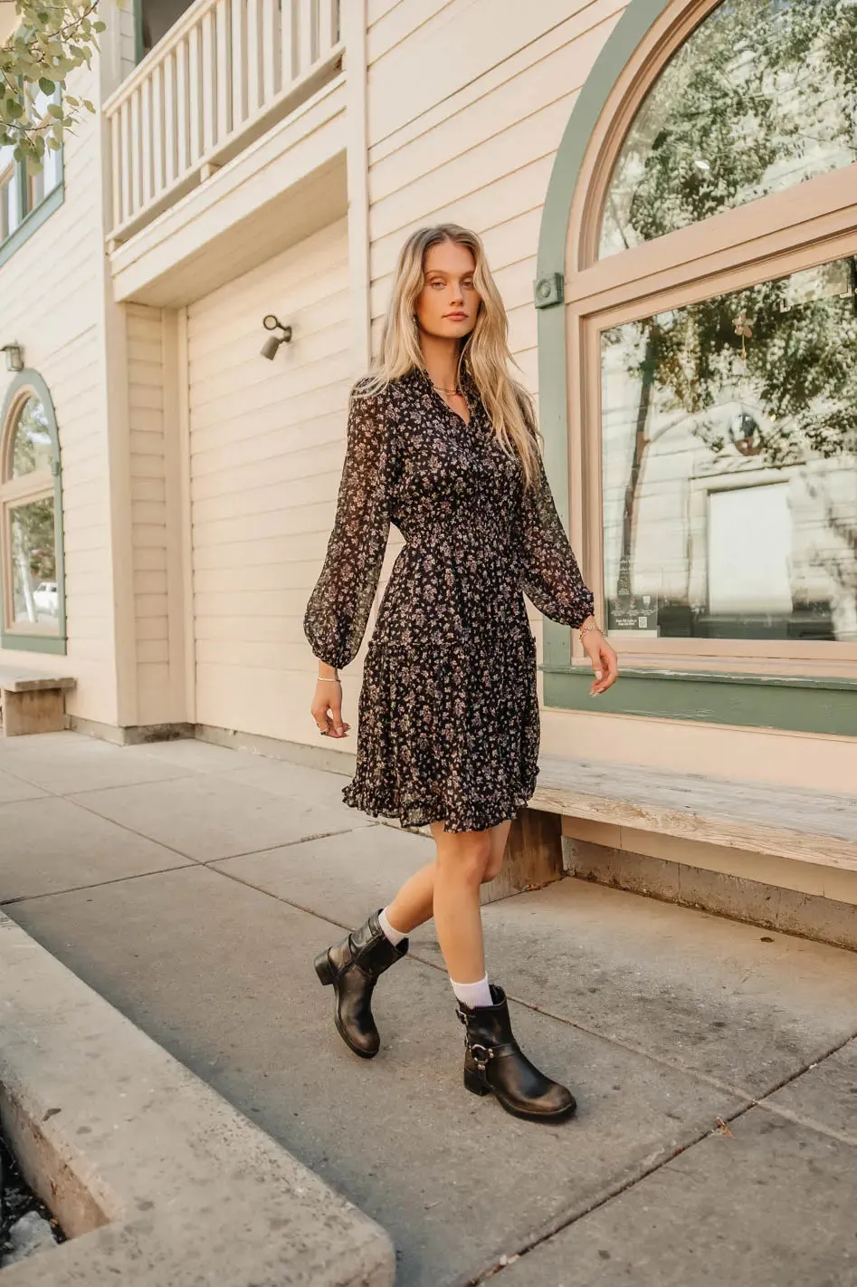 Layne Ruffled Floral Dress - FINAL SALE sold by bohme product image thumbnail 2