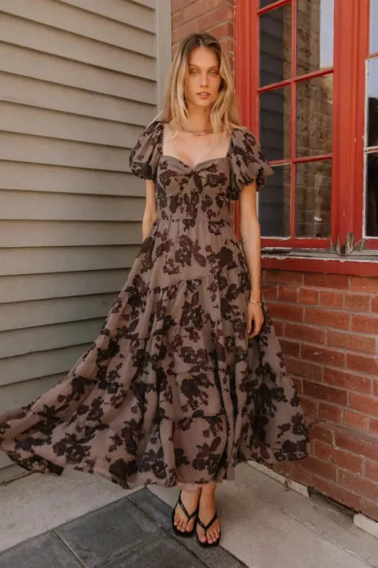 Robbie Floral Midi Dress - FINAL SALE sold by bohme