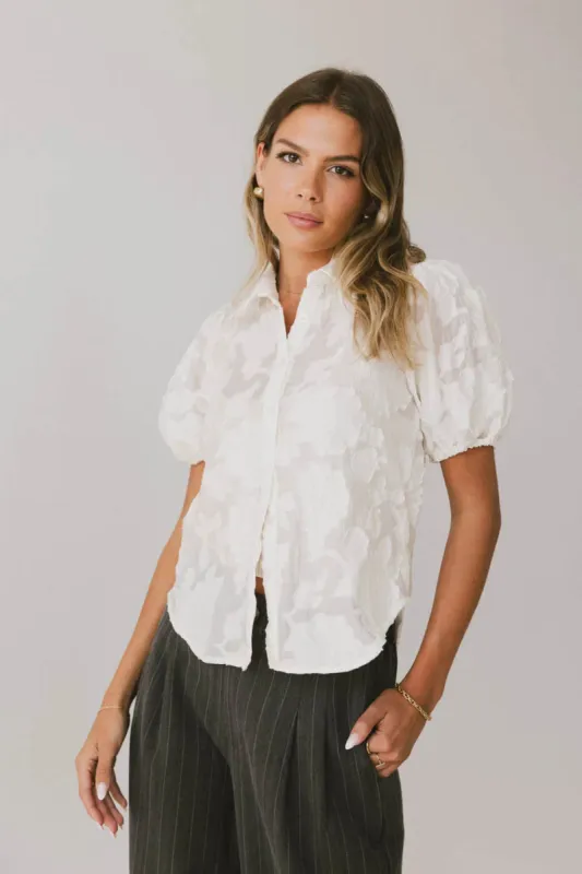 Gentry Collared Button Down - FINAL SALE sold by bohme