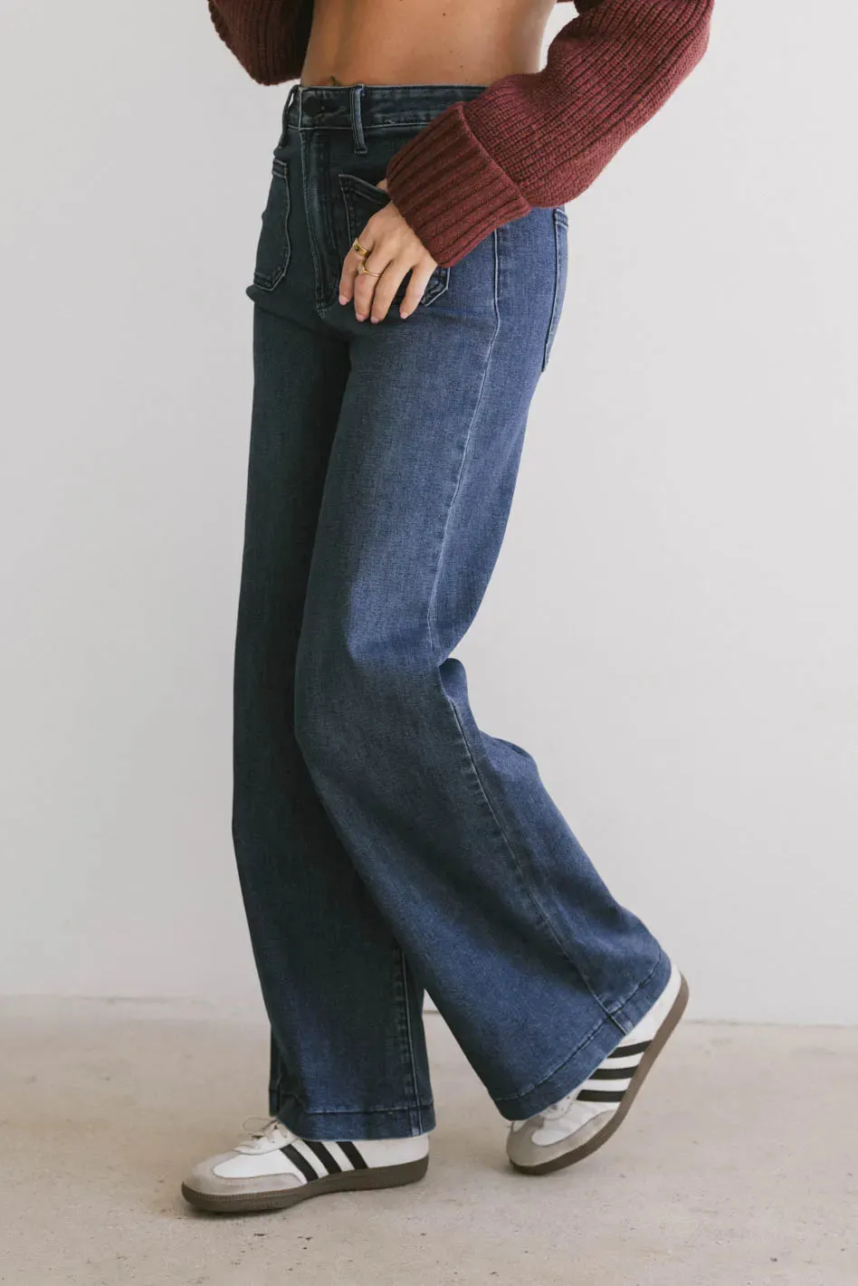Natasha Wide Leg Jeans - FINAL SALE sold by bohme product image thumbnail 4