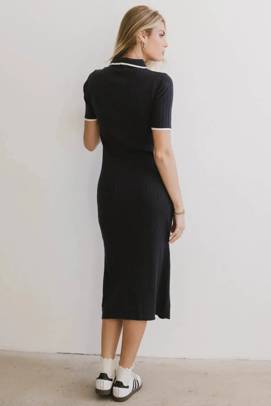 Posie Ribbed Knit Midi Dress - FINAL SALE sold by bohme product image thumbnail 5