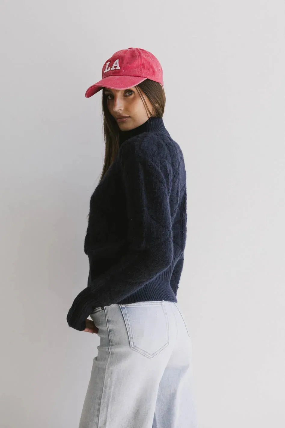 Sheena Quilted Jacket in Navy - FINAL SALE sold by bohme product image thumbnail 3