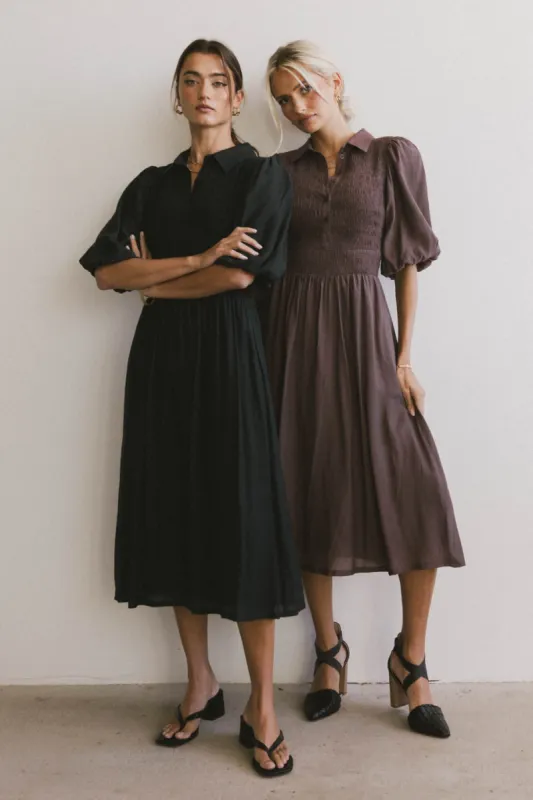 Belen Midi Dress in Mauve - FINAL SALE sold by bohme