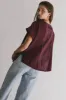 Indy Contrast Top in Burgundy - FINAL SALE sold by bohme