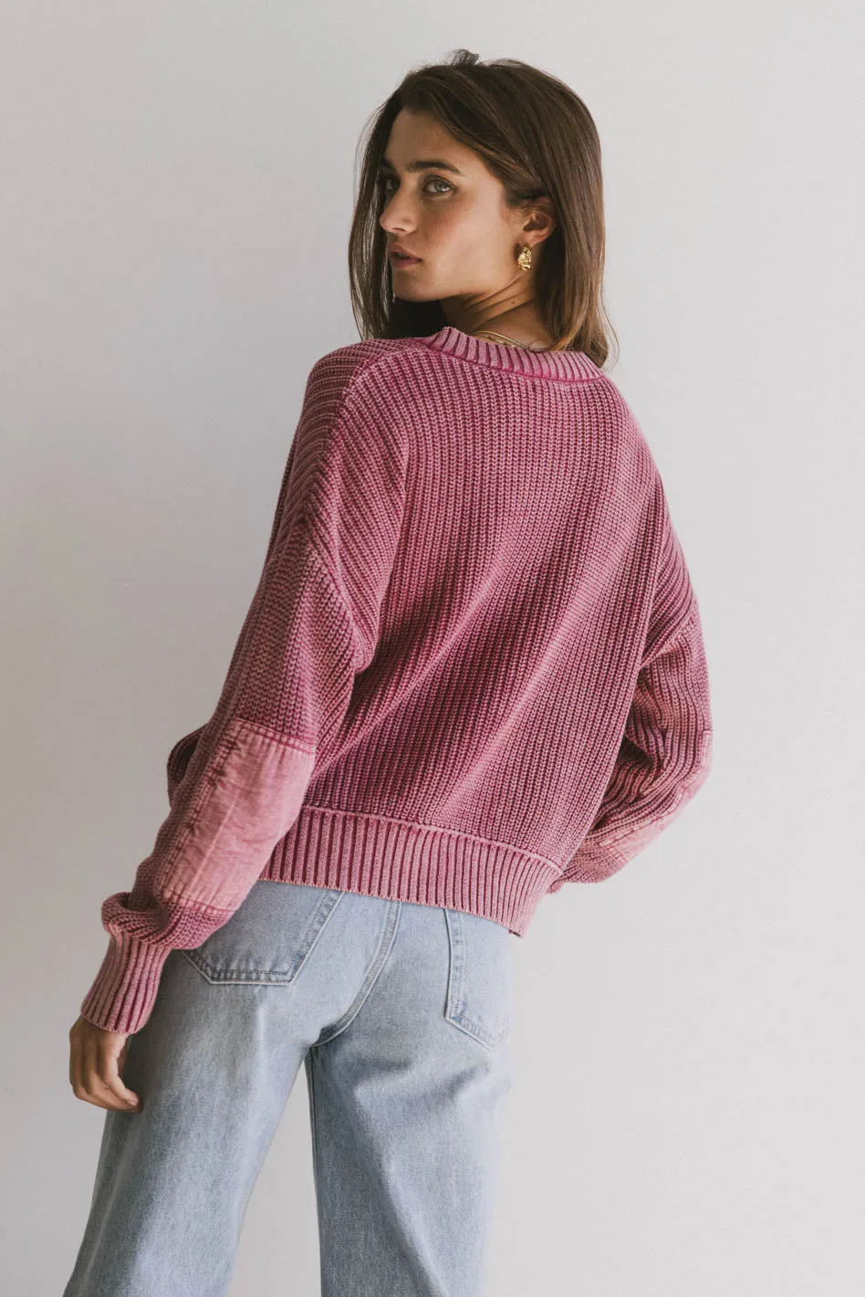 Inda Henly Sweater in Burgundy - FINAL SALE sold by bohme product image thumbnail 2