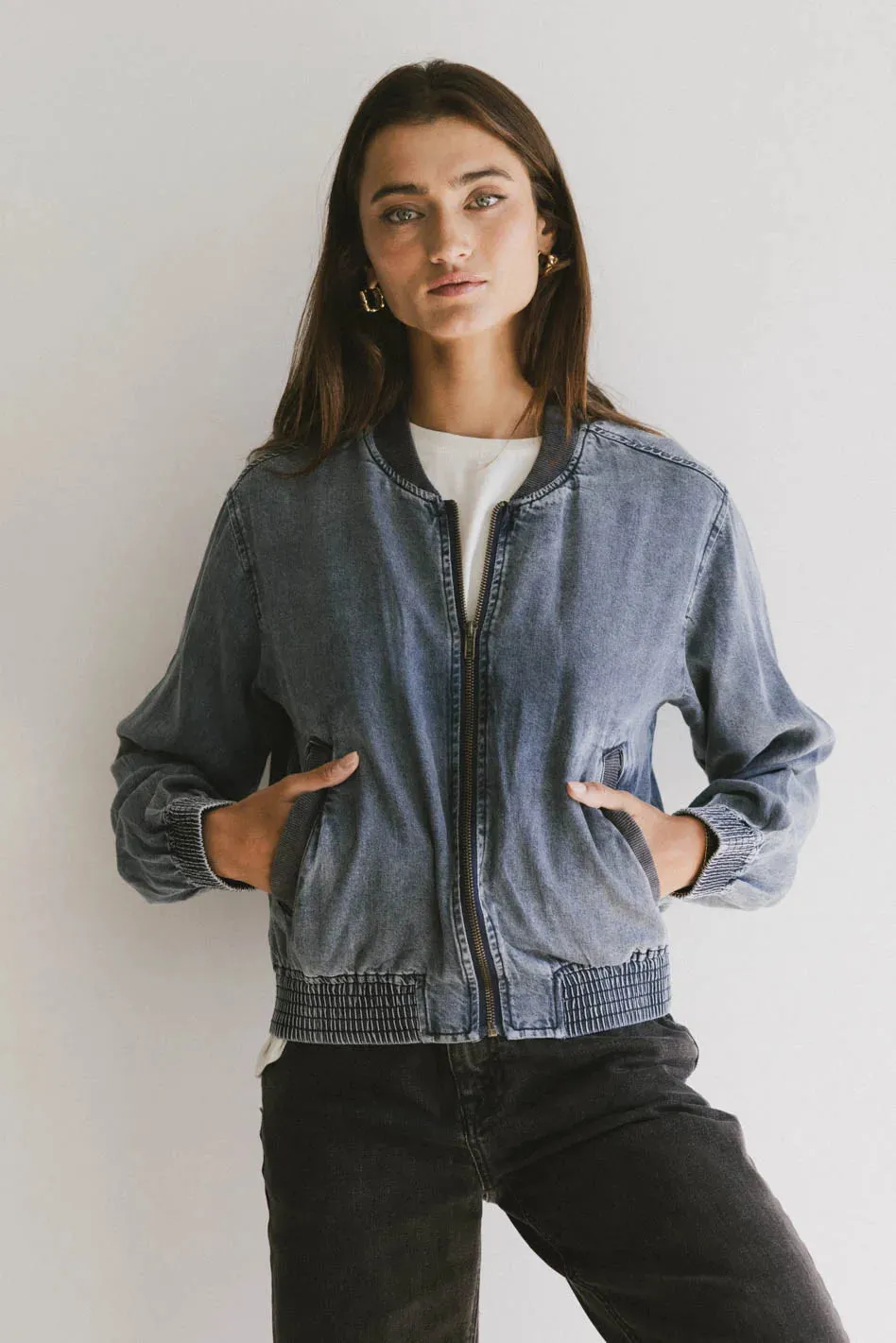 Hali Tencel Bomber - FINAL SALE sold by bohme product image thumbnail 4