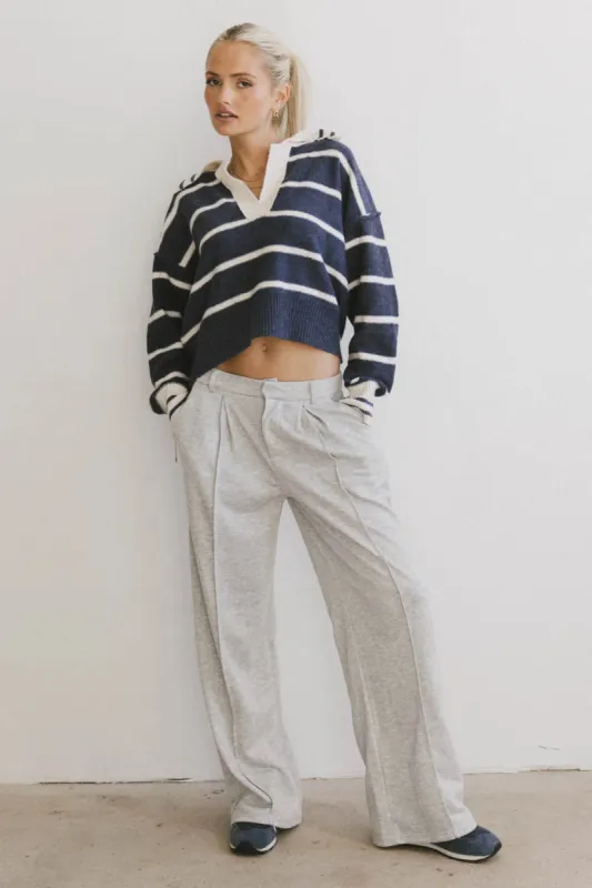 Cami French Terry Trouser in Grey - FINAL SALE sold by bohme